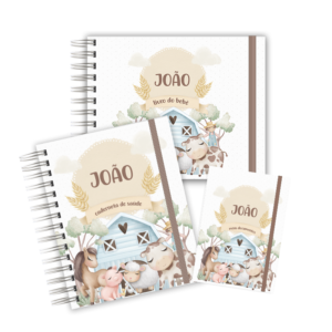 KIT MATERNIDADE AFETIVA - FAZENDINHA MENINO
