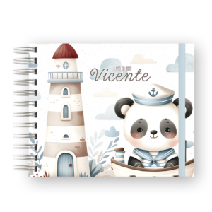 LIVRO DO BEBÊ - PANDA MARINHEIRO