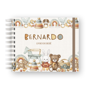 LIVRO DO BEBÊ - BRINQUEDOS BOHO