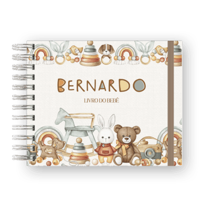 LIVRO DO BEBÊ - BRINQUEDOS BOHO
