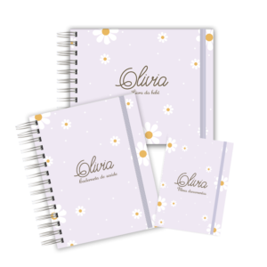 KIT MATERNIDADE AFETIVA - LILÁS MARGARIDAS