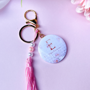 Chaveiro Botton com tassel -  Personalizado igual a capa