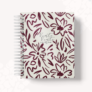 AGENDA  - BORDÔ FLORAL