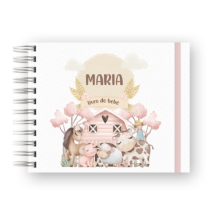 LIVRO DO BEBÊ - FAZENDINHA MENINA