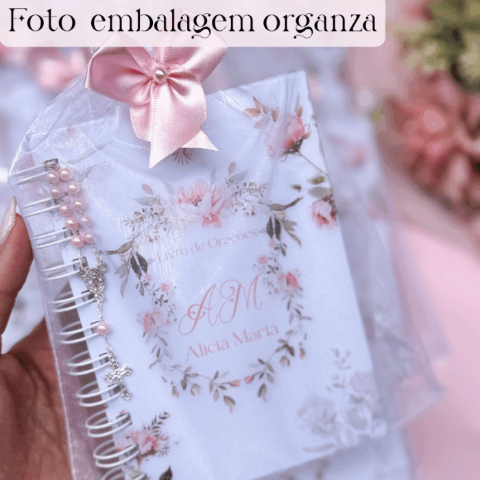 Livro de Oração Folhagem verde - ATACADO - Imagem 6