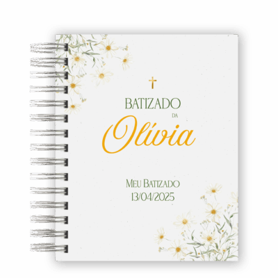 Livro de Oração Margaridas Olívia - ATACADO