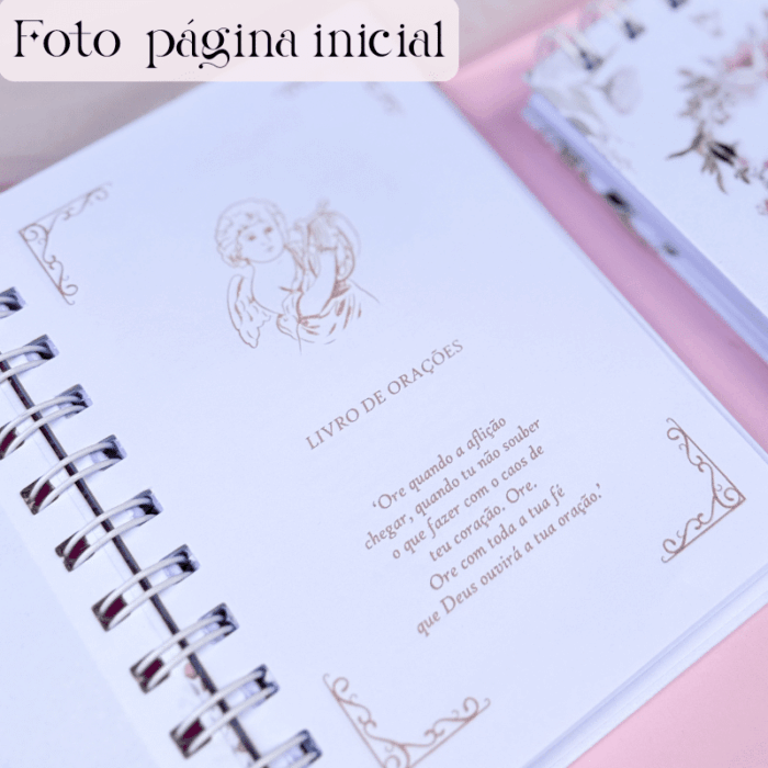 Livro de Oração Folhagem verde - ATACADO - Imagem 7