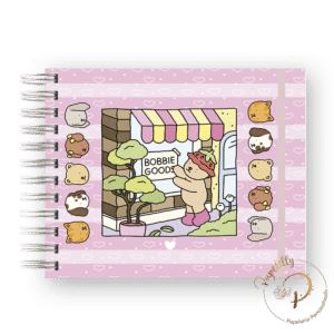 Livro Bobbie Goods Rosa corações - LEIA A DESCRIÇÃO