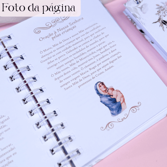 Livro de Oração Folhagem verde - ATACADO - Imagem 8