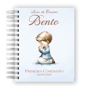 Livro de Oração Menino orando - UNITÁRIO