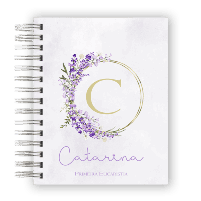 Livro de Oração Inicial lavanda - ATACADO