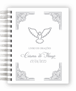 Livro de Oração Arabesco cinza - ATACADO