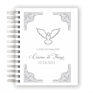 Livro de Oração Arabesco cinza - UNITÁRIO