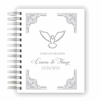 Livro de Oração Arabesco cinza - ATACADO