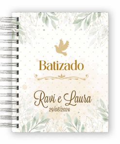 Livro de Oração Folhagem com poá - UNITÁRIO