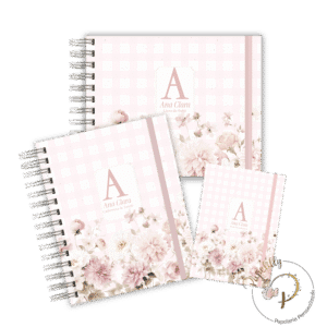 KIT MATERNIDADE MEMÓRIAS - ALFABETO MINIMALISTA FLORAL 1