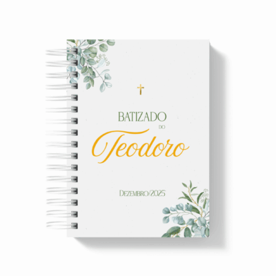 Livro de Oração Folhagem do Teo - UNITÁRIO