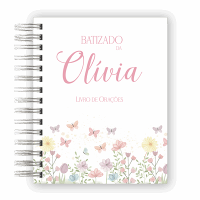 Livro de Oração Jardim de Borboletas - UNITÁRIO