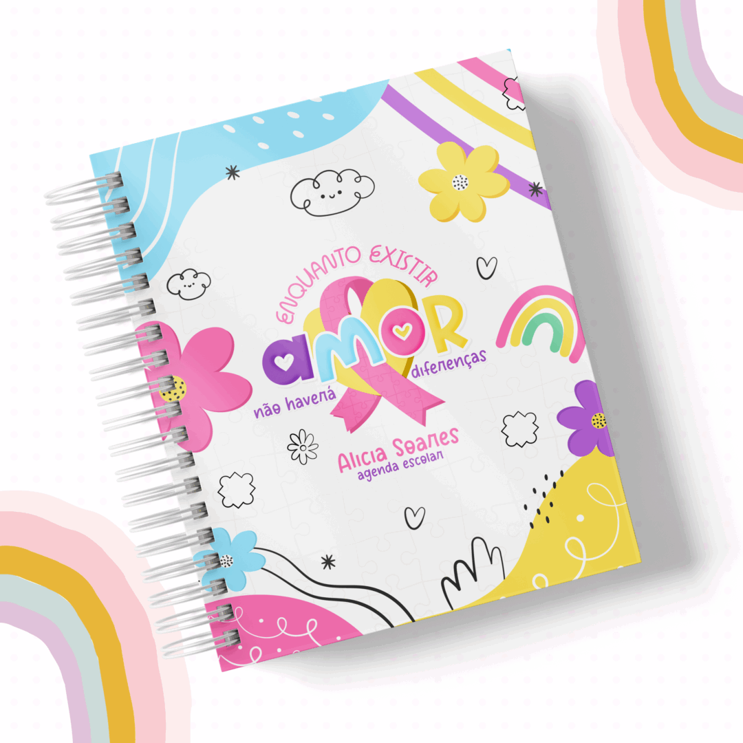 AGENDA ESCOLAR BABY - AUTISTA MENINA