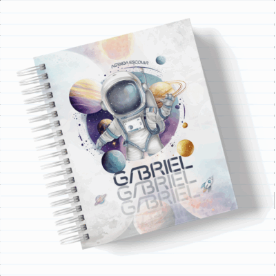 AGENDA ESCOLAR KIDS E TEEN - ASTRONAUTA