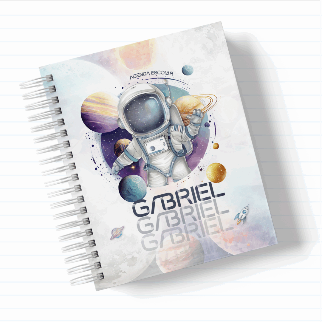 AGENDA ESCOLAR KIDS E TEEN - ASTRONAUTA