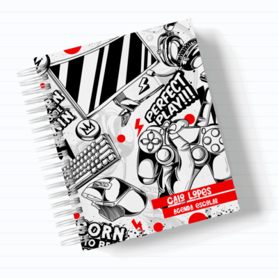 AGENDA ESCOLAR KIDS E TEEN - GAMER