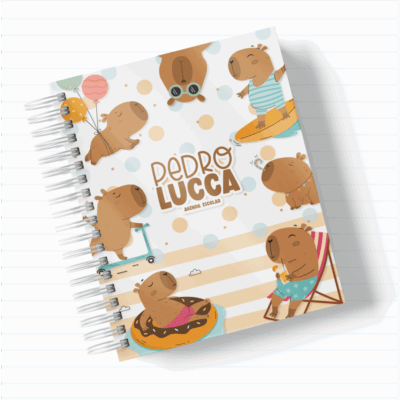 AGENDA ESCOLAR KIDS E TEEN - CAPIVARO