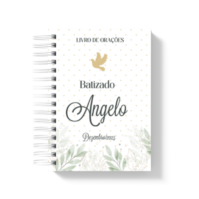 Livro de Oração poá verde - ATACADO