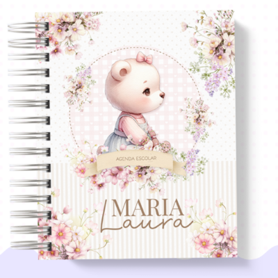 AGENDA ESCOLAR KIDS E TEEN - URSINHA
