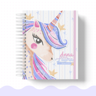 AGENDA ESCOLAR KIDS E TEEN - UNICÓRNIO
