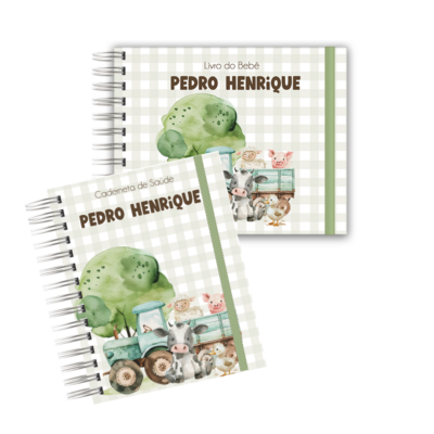 KIT BABY - FAZENDINHA XADREZ