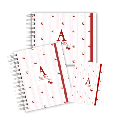 KIT MATERNIDADE MEMÓRIAS COM CAIXA - ALFABETO CEREJINHA