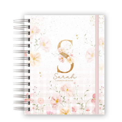 CADERNETA DE SAÚDE - ALFABETO FLORAL 2